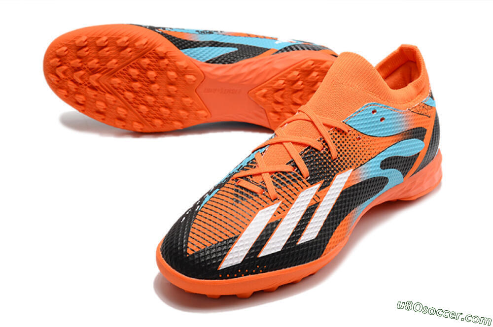 Adidas X Speedportal.3 TF Artificial Turf Soccer Shoes - Red/White/Black/Blue 3