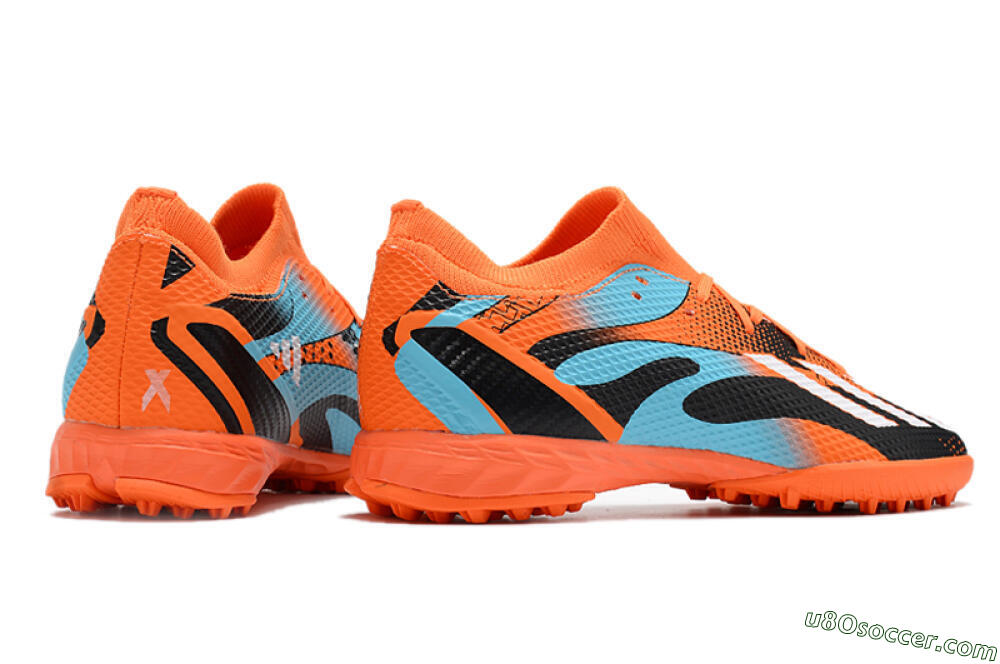 Adidas X Speedportal.3 TF Artificial Turf Soccer Shoes - Red/White/Black/Blue 6