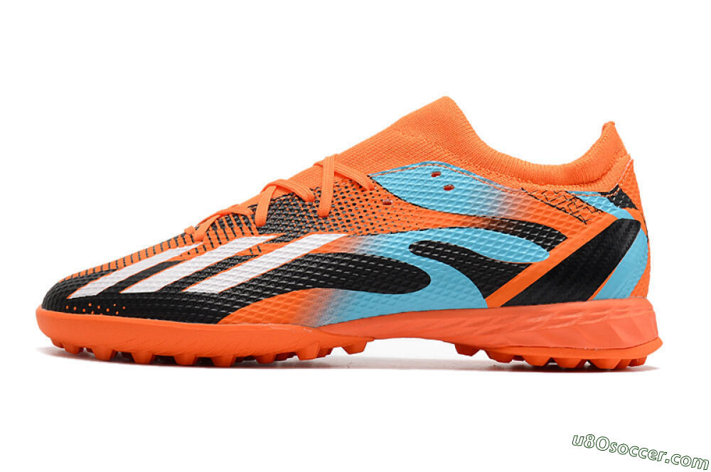 Adidas X Speedportal.3 TF Artificial Turf Soccer Shoes - Red/White/Black/Blue 2