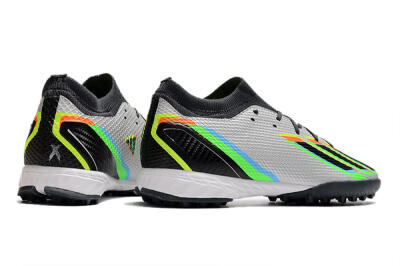 Adidas X Speedportal.3 TF Artificial Turf Soccer Shoes - Silver/Yellow/Black