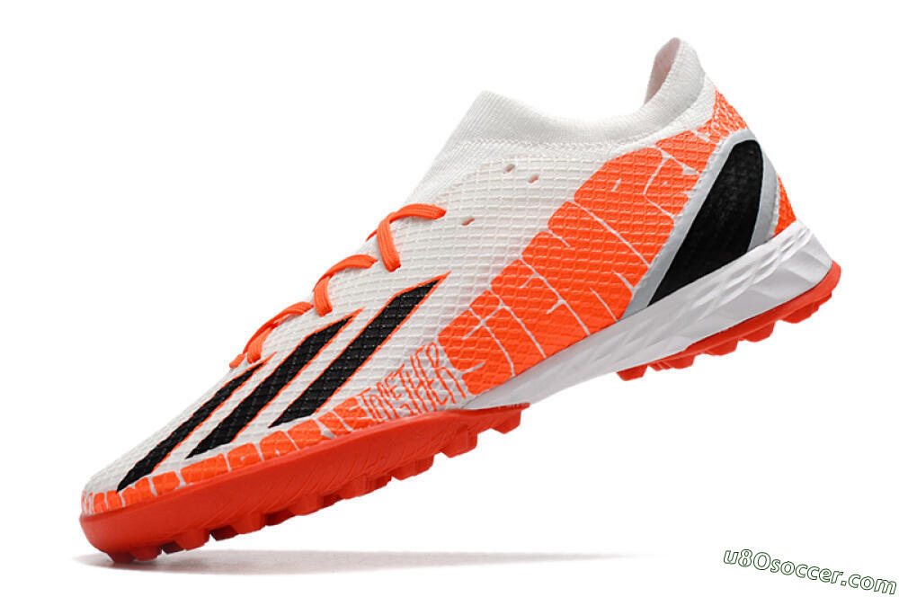 Adidas X Speedportal.3 TF Artificial Turf Soccer Shoes - White/Black/Red 5