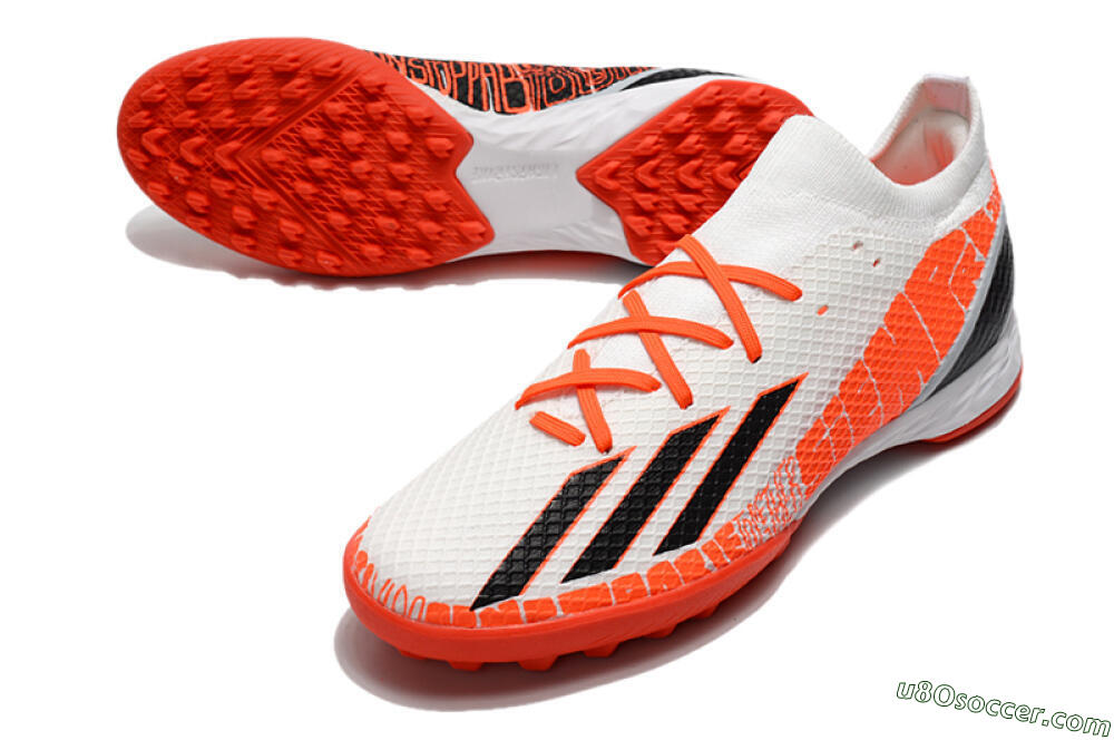Adidas X Speedportal.3 TF Artificial Turf Soccer Shoes - White/Black/Red 3