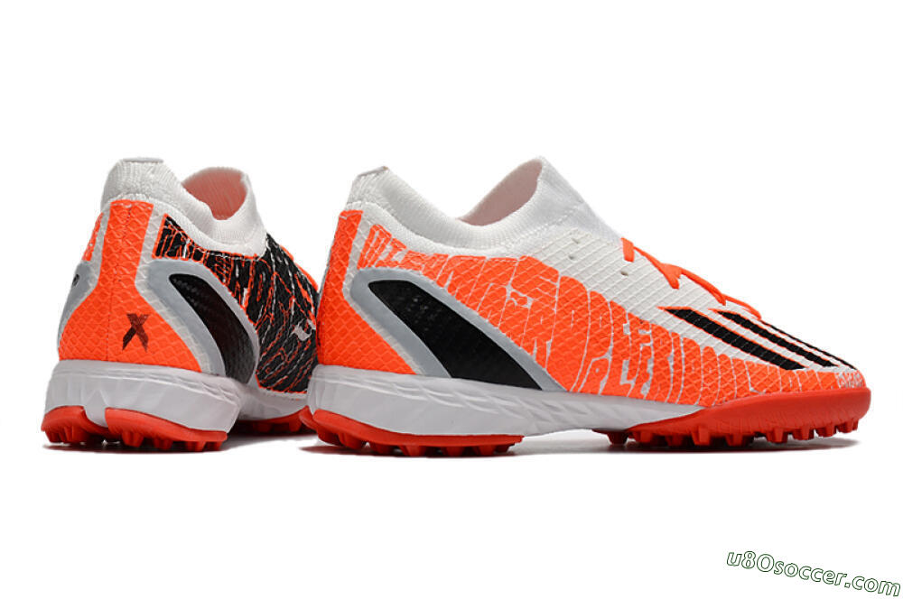 Adidas X Speedportal.3 TF Artificial Turf Soccer Shoes - White/Black/Red 6