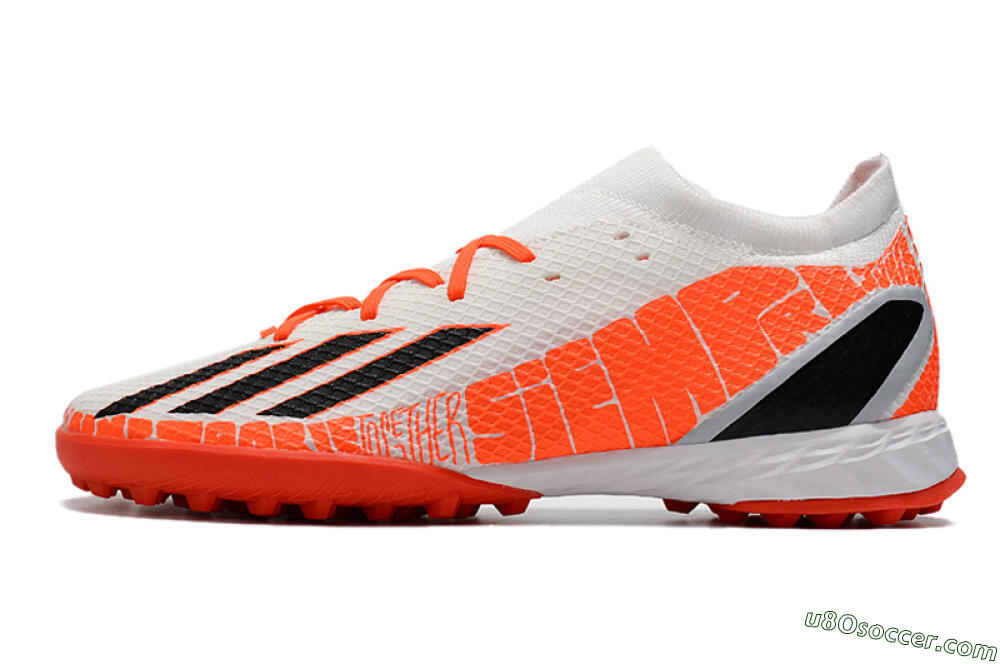 Adidas X Speedportal.3 TF Artificial Turf Soccer Shoes - White/Black/Red 2