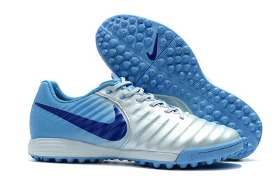 Nike Tiempox Ligera IV TF Artificial Turf Soccer Shoes - Jade/Blue