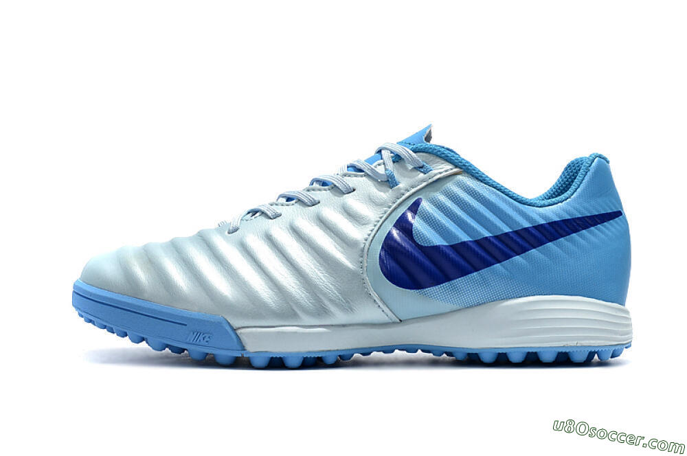 Nike Tiempox Ligera IV TF Artificial Turf Soccer Shoes - Jade/Blue 2