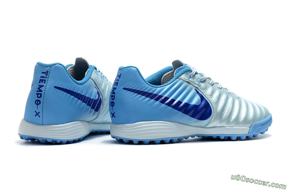 Nike Tiempox Ligera IV TF Artificial Turf Soccer Shoes - Jade/Blue 9