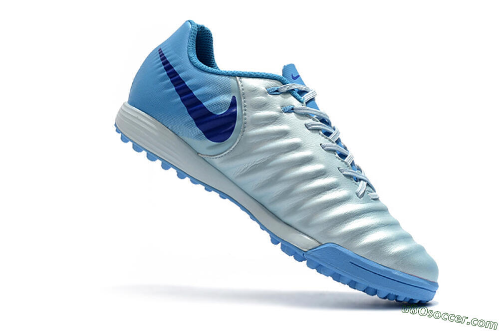 Nike Tiempox Ligera IV TF Artificial Turf Soccer Shoes - Jade/Blue 7