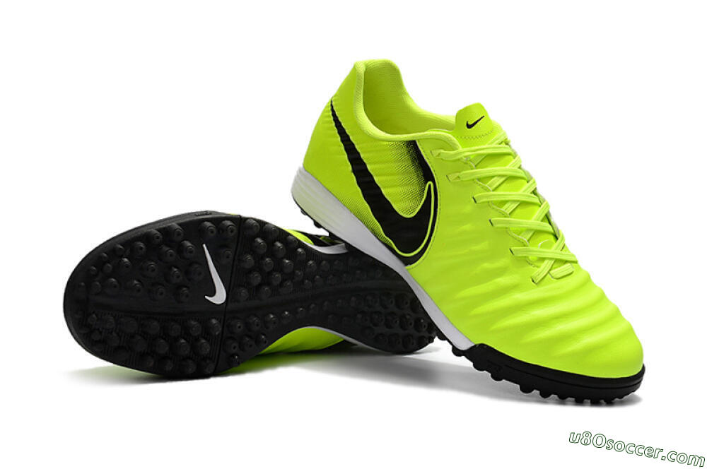 Nike Tiempox Ligera IV TF Artificial Turf Soccer Shoes - Yellow/Black/White 4
