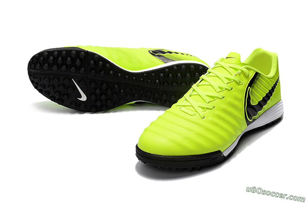 Nike Tiempox Ligera IV TF Artificial Turf Soccer Shoes - Yellow/Black/White 3