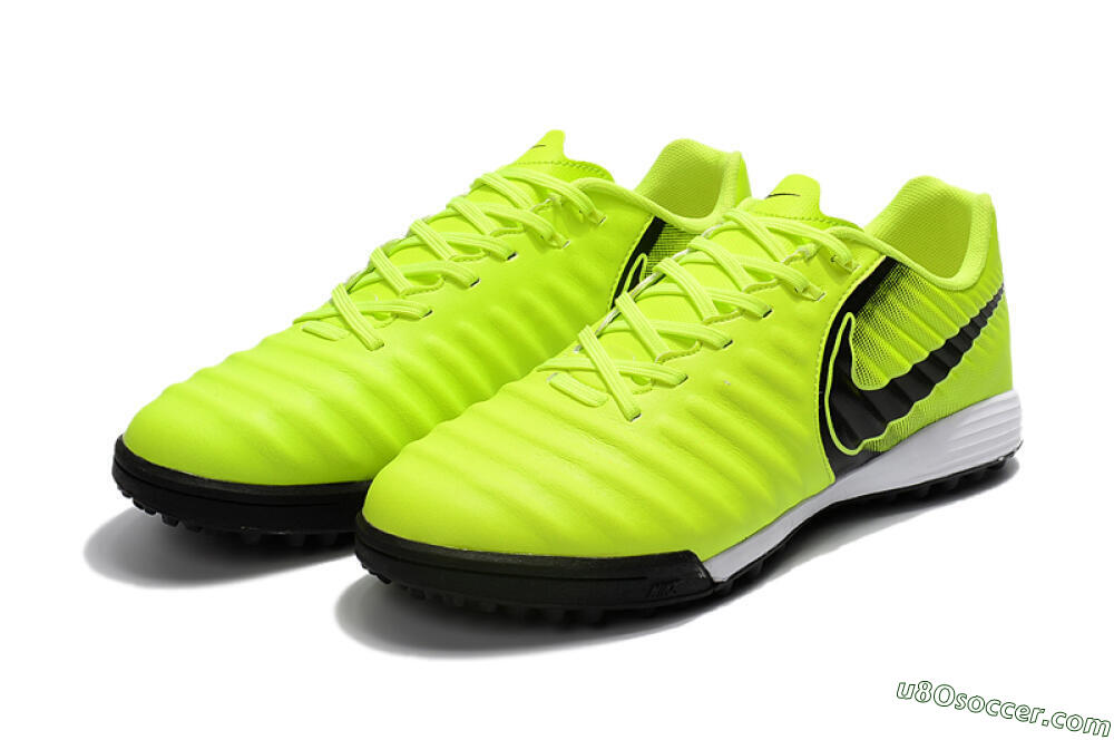 Nike Tiempox Ligera IV TF Artificial Turf Soccer Shoes - Yellow/Black/White 5