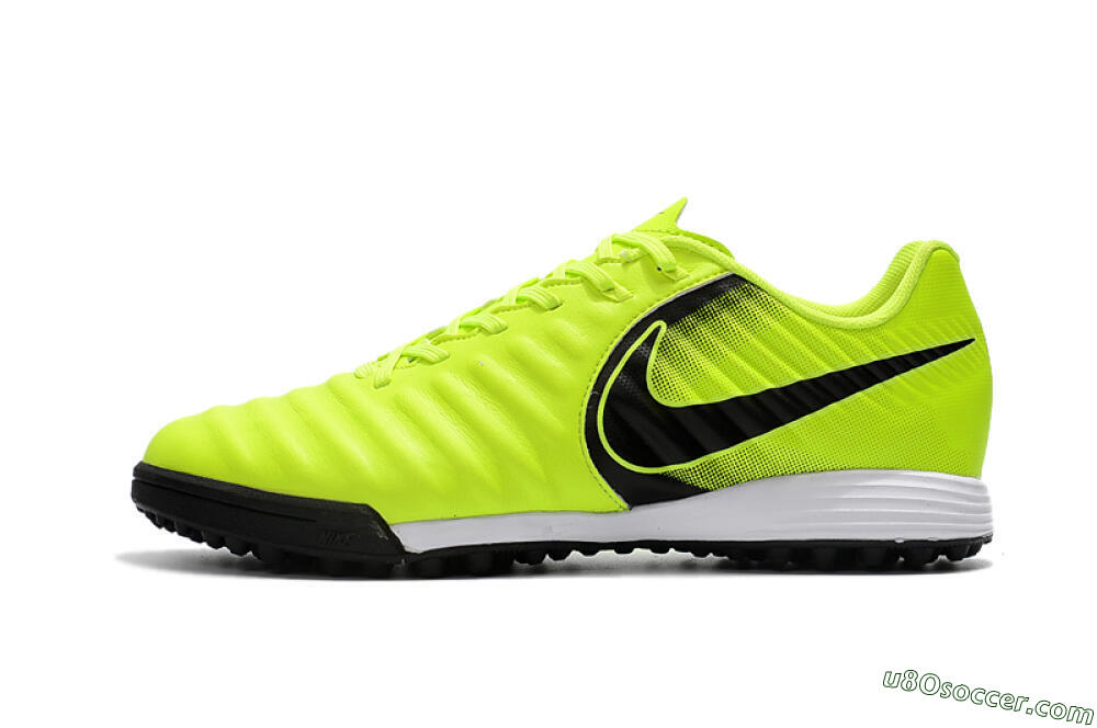 Nike Tiempox Ligera IV TF Artificial Turf Soccer Shoes - Yellow/Black/White 2