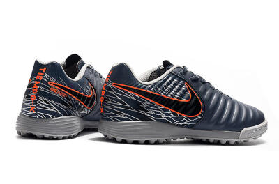 Nike Tiempox Ligera IV TF Artificial Turf Soccer Shoes - Grey/Red/Black