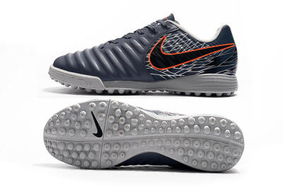 Nike Tiempox Ligera IV TF Artificial Turf Soccer Shoes - Grey/Red/Black
