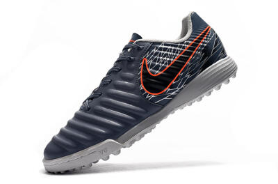 Nike Tiempox Ligera IV TF Artificial Turf Soccer Shoes - Grey/Red/Black
