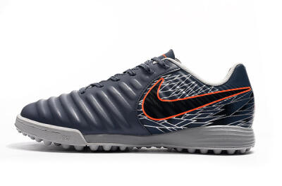 Nike Tiempox Ligera IV TF Artificial Turf Soccer Shoes - Grey/Red/Black
