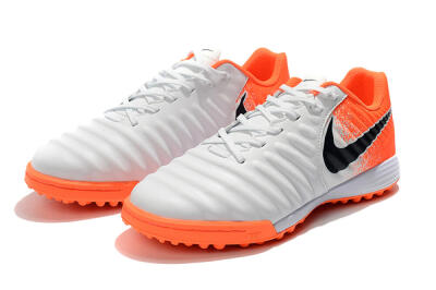 Nike Tiempox Ligera IV TF Artificial Turf Soccer Shoes - White/Black/Red