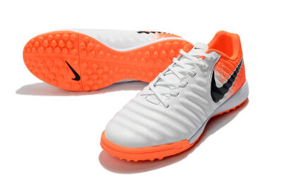 Nike Tiempox Ligera IV TF Artificial Turf Soccer Shoes - White/Black/Red