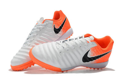 Nike Tiempox Ligera IV TF Artificial Turf Soccer Shoes - White/Black/Red