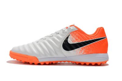 Nike Tiempox Ligera IV TF Artificial Turf Soccer Shoes - White/Black/Red