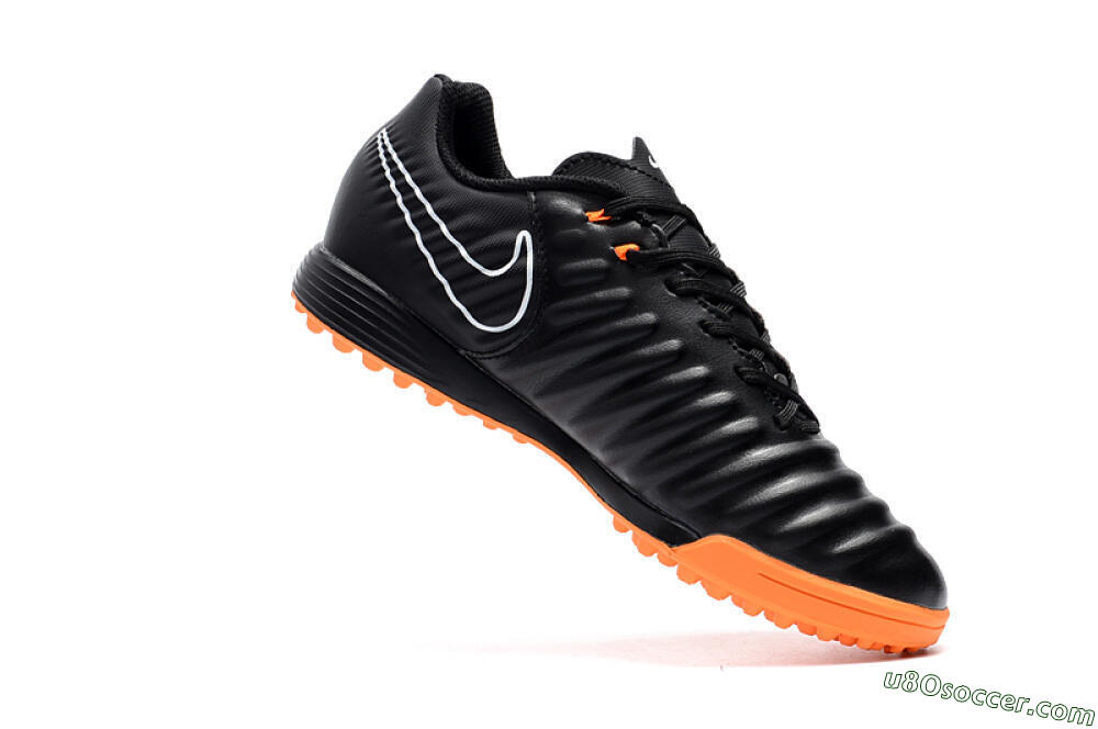 Nike Tiempox Ligera IV TF Artificial Turf Soccer Shoes - Black/White/Red 7