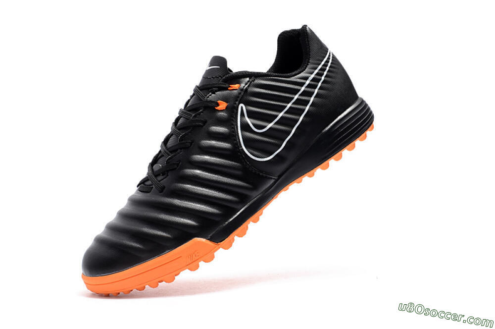 Nike Tiempox Ligera IV TF Artificial Turf Soccer Shoes - Black/White/Red 8