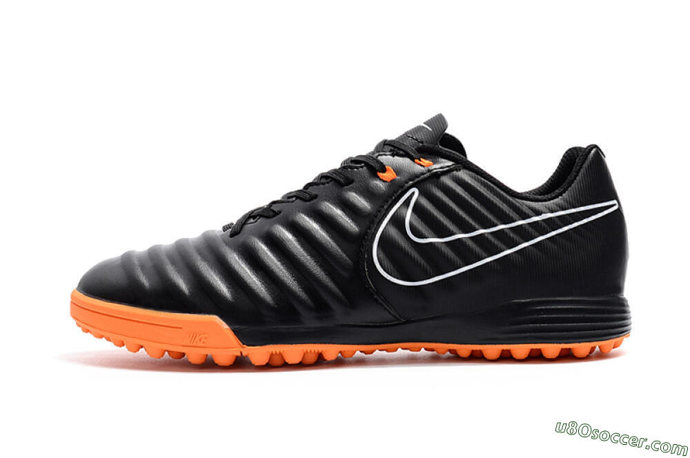 Nike Tiempox Ligera IV TF Artificial Turf Soccer Shoes - Black/White/Red 2