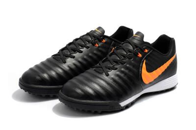 Nike Tiempox Ligera IV TF Artificial Turf Soccer Shoes - Black/Orange/White
