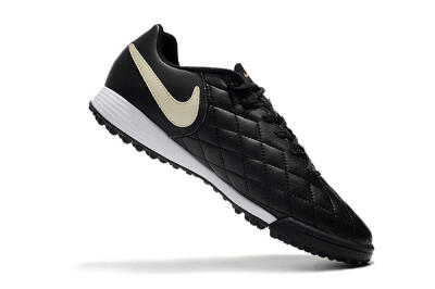 Nike Tiempox Finale 10R TF Artificial Turf Soccer Shoes - Black/Beige/White