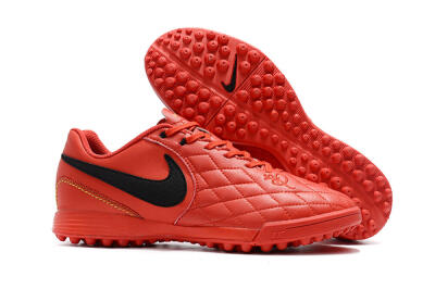 Nike Tiempox Finale 10R TF Artificial Turf Soccer Shoes - Red/Black