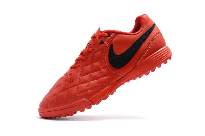 Nike Tiempox Finale 10R TF Artificial Turf Soccer Shoes - Red/Black