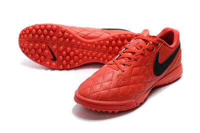 Nike Tiempox Finale 10R TF Artificial Turf Soccer Shoes - Red/Black