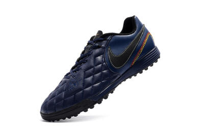 Nike Tiempox Finale 10R TF Artificial Turf Soccer Shoes - Blue/Black/Red