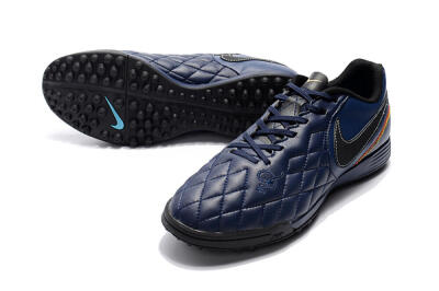 Nike Tiempox Finale 10R TF Artificial Turf Soccer Shoes - Blue/Black/Red