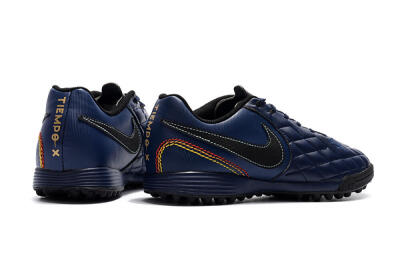 Nike Tiempox Finale 10R TF Artificial Turf Soccer Shoes - Blue/Black/Red
