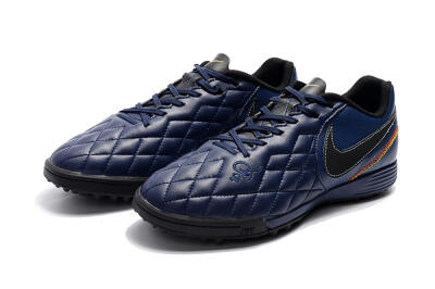 Nike Tiempox Finale 10R TF Artificial Turf Soccer Shoes - Blue/Black/Red