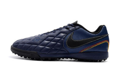 Nike Tiempox Finale 10R TF Artificial Turf Soccer Shoes - Blue/Black/Red