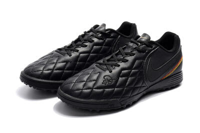 Nike Tiempox Finale 10R TF Artificial Turf Soccer Shoes - Black/Red/Yellow