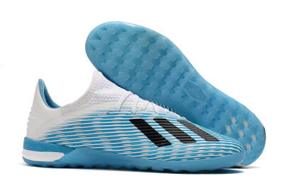Adidas X 19.1 IC Indoor & Futsal Soccer Shoes - Blue/Black/White