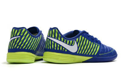 Nike Lunar Gato 2 IC Indoor & Futsal Soccer Shoes - Blue/Yellow/White