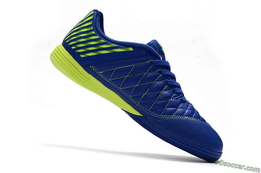 Nike Lunar Gato 2 IC Indoor & Futsal Soccer Shoes - Blue/Yellow/White 4