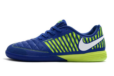 Nike Lunar Gato 2 IC Indoor & Futsal Soccer Shoes - Blue/Yellow/White