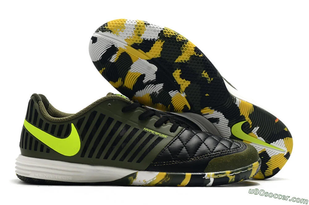 Nike Lunar Gato 2 IC Indoor & Futsal Soccer Shoes - Black