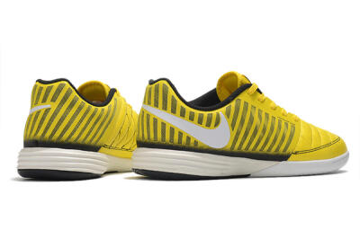 Nike Lunar Gato 2 IC Indoor & Futsal Soccer Shoes - Yellow/Black/White