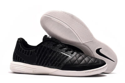Nike Lunar Gato 2 IC Indoor & Futsal Soccer Shoes - Black/Silver/White