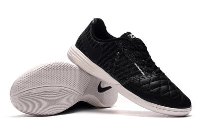Nike Lunar Gato 2 IC Indoor & Futsal Soccer Shoes - Black/Silver/White