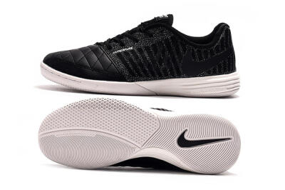 Nike Lunar Gato 2 IC Indoor & Futsal Soccer Shoes - Black/Silver/White