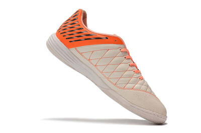 Nike Lunar Gato 2 IC Indoor & Futsal Soccer Shoes - White/Orange/Black
