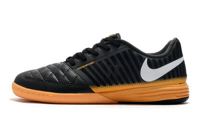 Nike Lunar Gato 2 IC Indoor & Futsal Soccer Shoes - Black/White/Brown