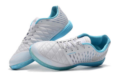 Nike Lunar Gato 2 IC Indoor & Futsal Soccer Shoes - White/Silver/Jade